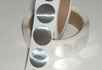 2" Circle, Shiny Silver Foil Seals, Roll of 100